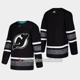 Män Ishockey New Jersey Devils tröja Blank Svart 2019 All-Star Adidas Authentic